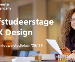 Afstudeerstage UX Designer voor HBO student (2 plaatsen) bij de Gemeente Amsterdam
