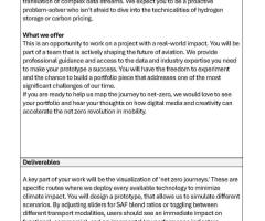 Developing a simulation tool (e.g. a digital twin) for the KLM net-zero network of tomorrow